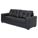 Minhas Furniture Stationary Leather Look Sofa AB1420-01 IMAGE 1