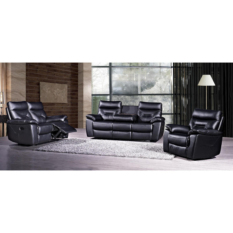 Minhas Furniture Athabasca Reclining Leather Sofa ATHABASCA-BL-01 IMAGE 2