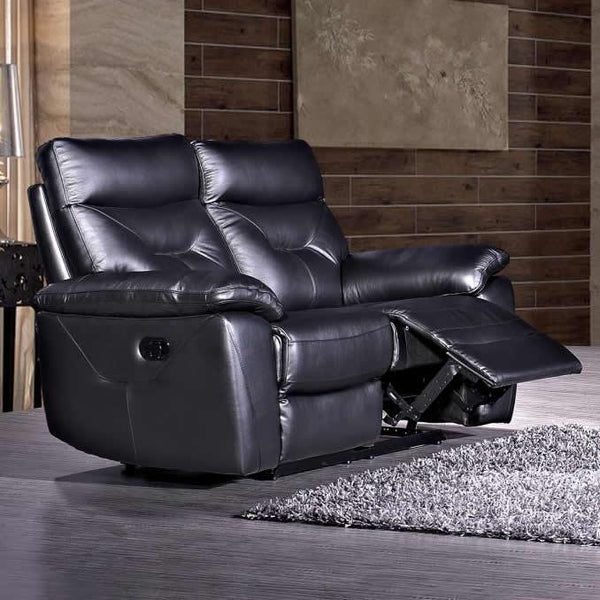 Minhas Furniture Athabasca Reclining Leather Loveseat ATHABASCA-BL-02 IMAGE 1