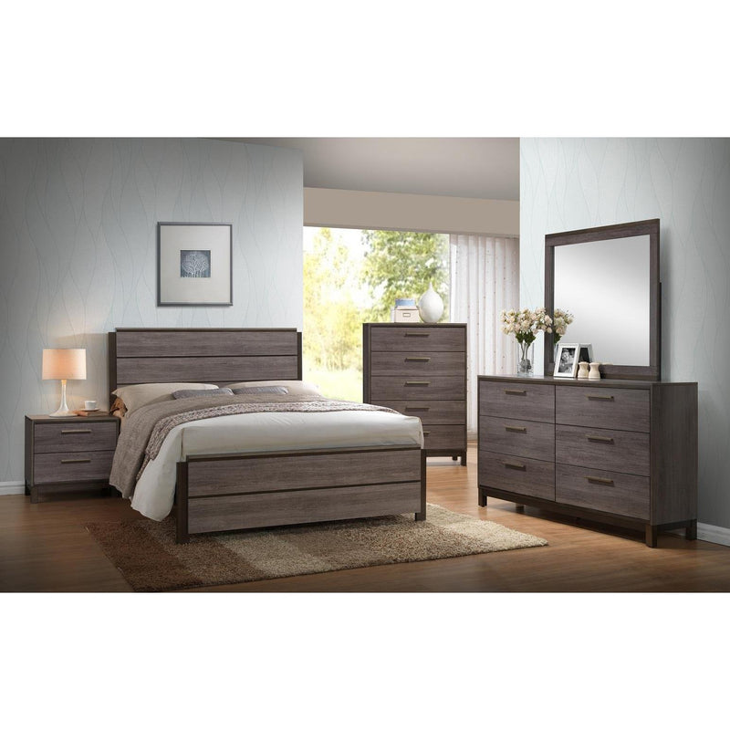 Minhas Furniture Langley 2-Drawer Nightstand LANGLEY-09 IMAGE 2