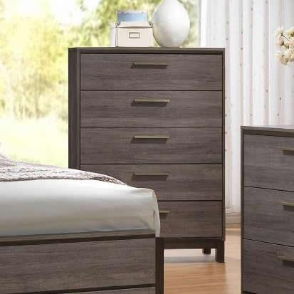 Minhas Furniture Langley 5-drawer Chest LANGLEY-12 IMAGE 1