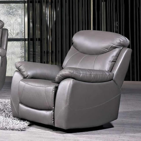 Minhas Furniture Camrose Glider Leather Recliner CAMROSE-03 IMAGE 1