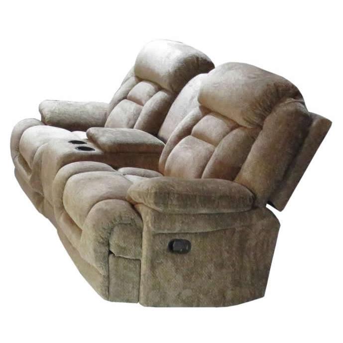 Minhas Furniture Canberra Reclining Fabric Loveseat CANBERRA-CB-02 IMAGE 1