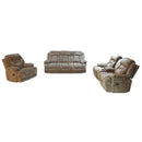 Minhas Furniture Canberra Reclining Fabric Loveseat CANBERRA-CB-02 IMAGE 2