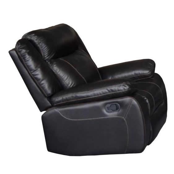 Minhas Furniture Salem Glider Leather Air Recliner Salem Glider Recliner IMAGE 1