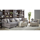 Minhas Furniture Fabric 3 pc Sectional NU4000 Sectional - Flanders Stone IMAGE 2