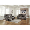 Signature Design by Ashley Wurstrow Power Reclining Leather Match Loveseat with Console U5460218 IMAGE 10