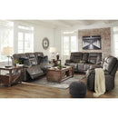 Signature Design by Ashley Wurstrow Power Reclining Leather Match Loveseat with Console U5460218 IMAGE 15