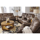 Signature Design by Ashley Wurstrow Power Reclining Leather Match Loveseat with Console U5460318 IMAGE 10