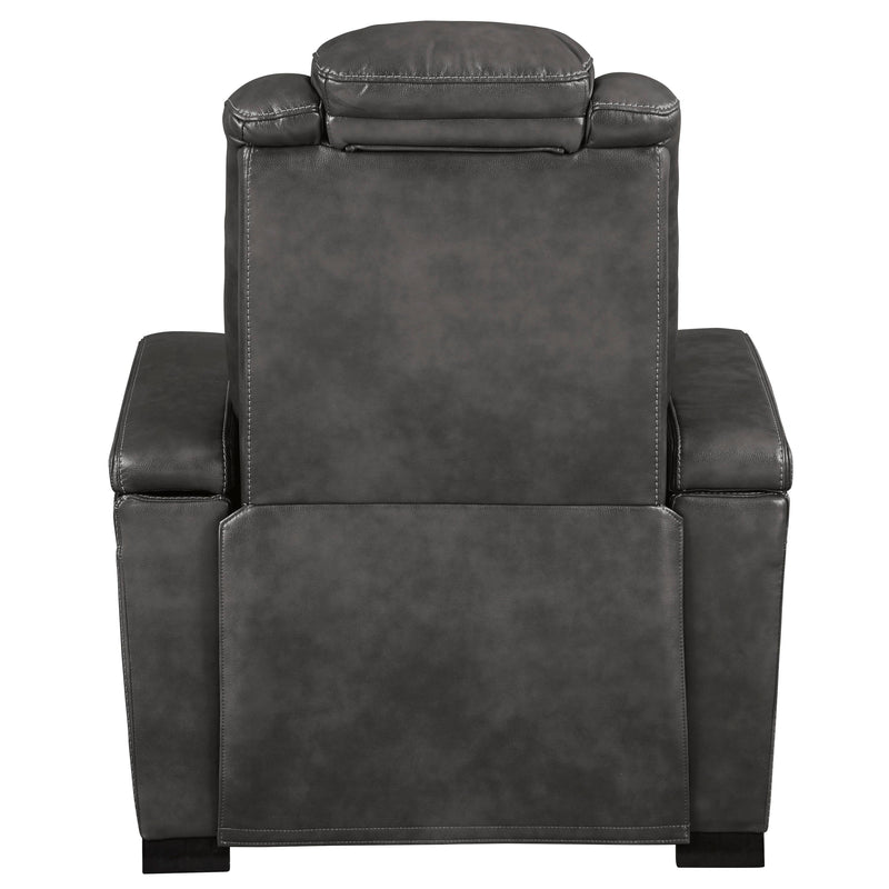 Signature Design by Ashley Turbulance Power Leather Look Recliner 8500113 IMAGE 4