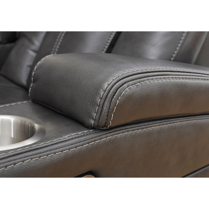 Signature Design by Ashley Turbulance Power Leather Look Recliner 8500113 IMAGE 7