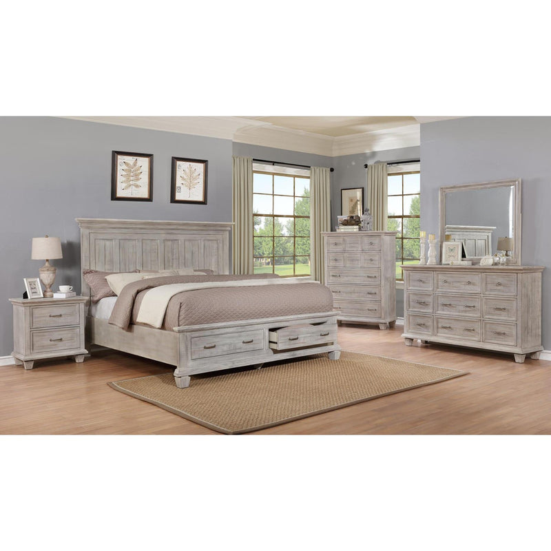 Minhas Furniture Cambridge Queen Panel Bed with Storage Cambridge Queen Bed IMAGE 2