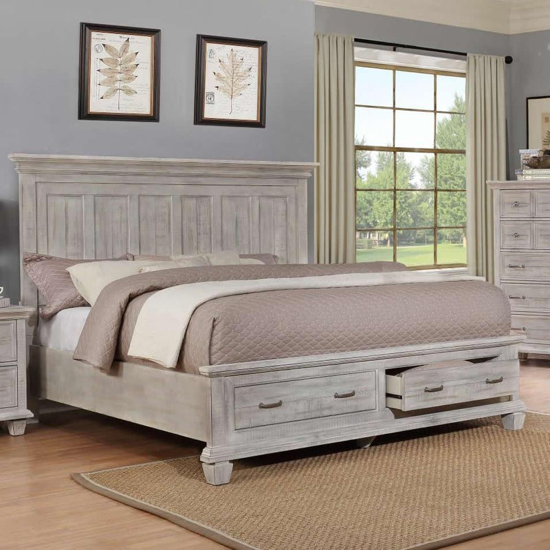 Minhas Furniture Cambridge King Panel Bed with Storage Cambridge King Bed IMAGE 1