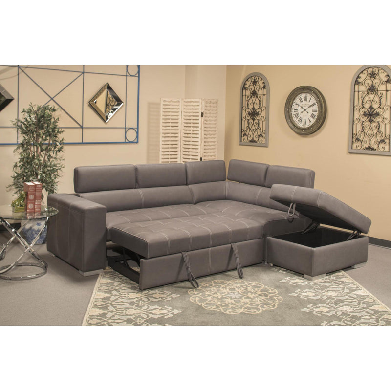 Minhas Furniture Haysboro Reclining Fabric 6pc Sectional HAYSBORO-XT8-04 IMAGE 1