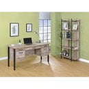 Coaster Furniture Samson 801950 60-inch 4-Drawer Office Computer Desk - Weathered Oak IMAGE 9
