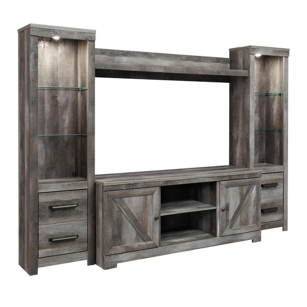Signature Design by Ashley Wynnlow W440W2 4 pc Entertainment Center IMAGE 1