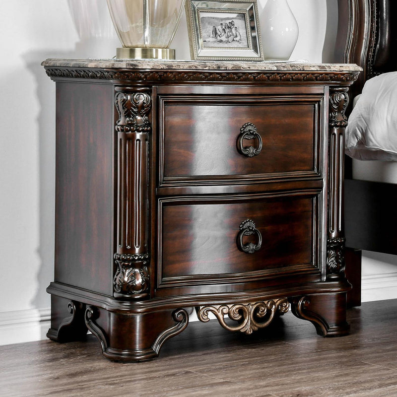 Furniture of America Menodora 2-Drawer Nightstand CM7311N IMAGE 1