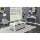 Coaster Furniture Gillian 722497 Rectangular Mirrored Acrylic Side End Table - Silver IMAGE 4