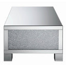 Coaster Furniture Gillian 722498 Rectangular Mirrored Acrylic Coffee Table - Silver IMAGE 3