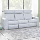 Elran Kendall Power Reclining Leather Look Sofa Kendall 40586-MEC-OPH Power Sofa Recliner with Adjustable Headrest IMAGE 2