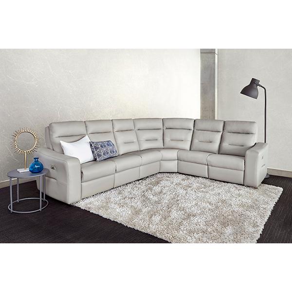 Elran Quinn Power Reclining 3 pc Sectional Quinn 4079-EOP 3 pc Power Sectional IMAGE 1