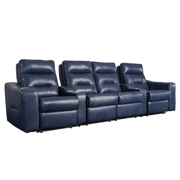 Elran Quinn 4-seat Home Theatre Seating Quinn 4079-HTC4PL Home Theater Seating IMAGE 1