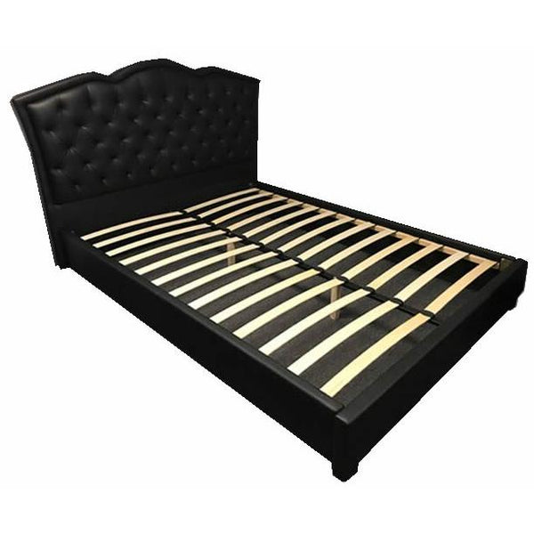 Dream Time Bedding Queen Upholstered Bed DTB 276-D Queen Upholstered Bed (Black) IMAGE 1