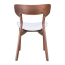  Zuo Russell 100979 Dining Chair - Walnut & Light Grey IMAGE 4