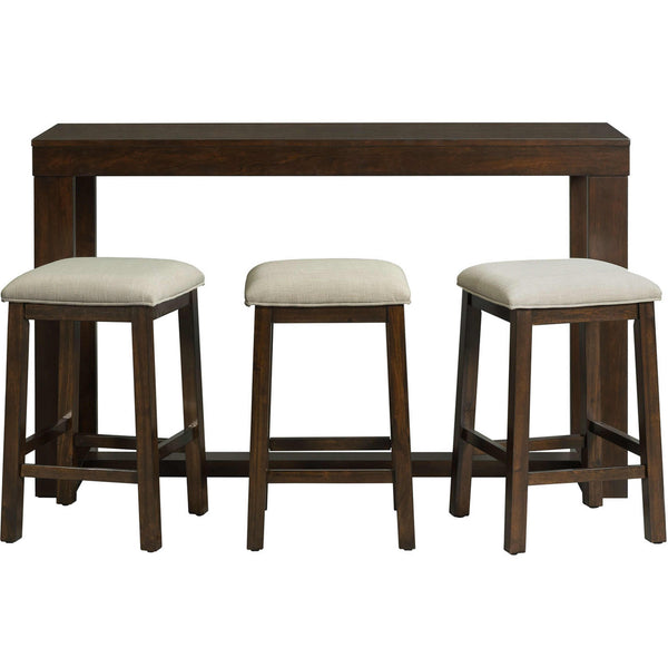  Elements International Hardy 4 pc Pub Height Dinette THY100BTSP IMAGE 1