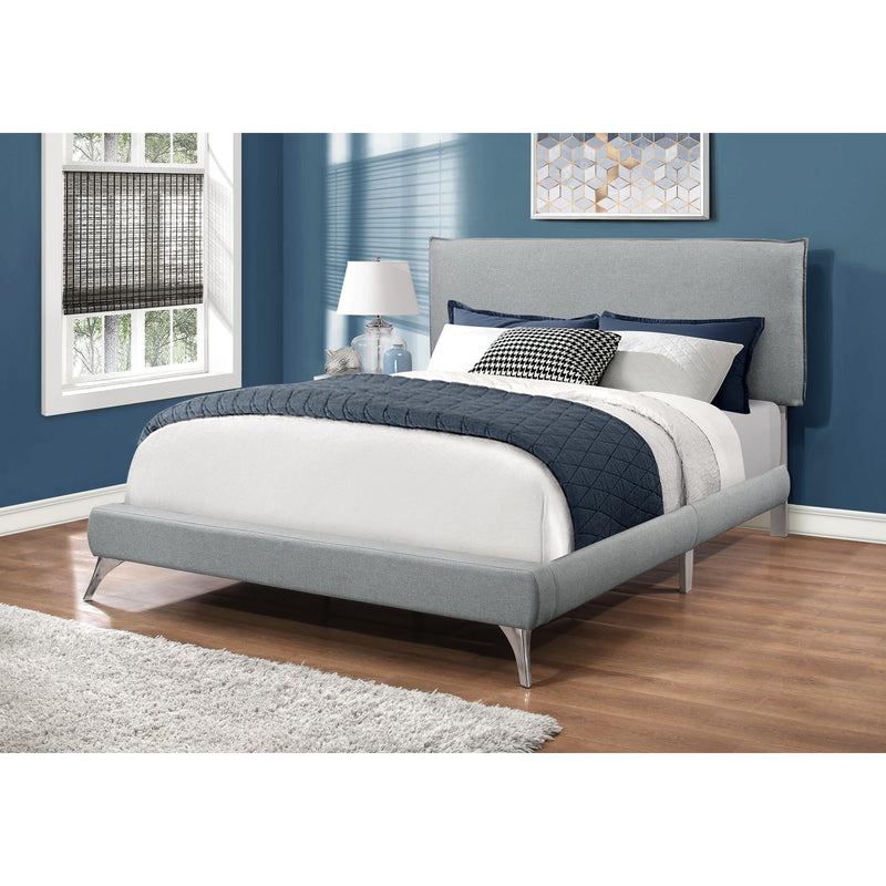 Monarch Queen Upholstered Platform Bed I 5950Q IMAGE 2