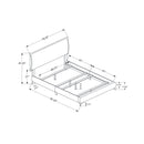 Monarch Queen Upholstered Platform Bed I 5950Q IMAGE 5