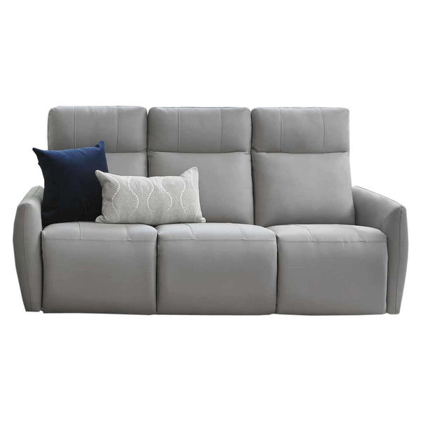 Elran Freya Reclining Leather Sofa Freya 40836-06 Reclining Sofa with Adjustable Headrest IMAGE 1