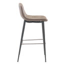  Zuo Tangiers 101086 Barstool - Taupe IMAGE 2