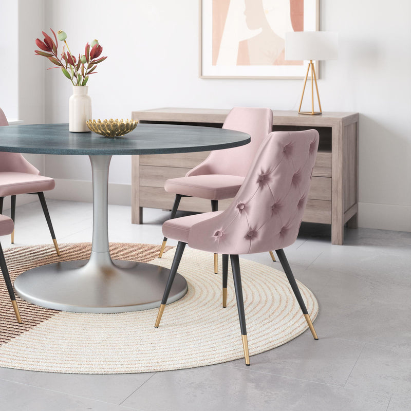  Zuo Piccolo 101088 Dining Chair - Pink IMAGE 7