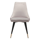  Zuo Piccolo 101089 Dining Chair - Grey IMAGE 3
