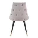  Zuo Piccolo 101089 Dining Chair - Grey IMAGE 4