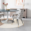  Zuo Piccolo 101089 Dining Chair - Grey IMAGE 7