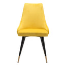  Zuo Piccolo 101091 Dining Chair - Yellow IMAGE 3