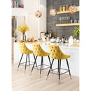  Zuo Piccolo 101095 Counter Stool - Yellow IMAGE 7