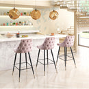  Zuo Piccolo 101096 Barstool - Pink IMAGE 7