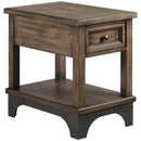 Intercon Furniture Whiskey River End Table WY-TA-1624-GPG-C IMAGE 2