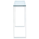 !nspire Zevon 502-408CH Console/Desk - Silver IMAGE 3