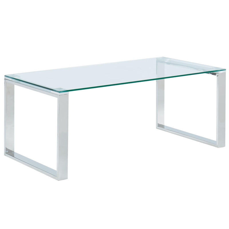 !nspire Zevon 301-408CH Coffee Table - Silver IMAGE 1