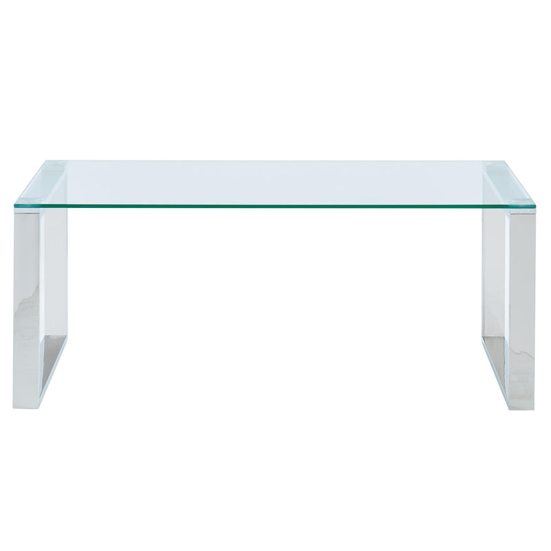 !nspire Zevon 301-408CH Coffee Table - Silver IMAGE 4
