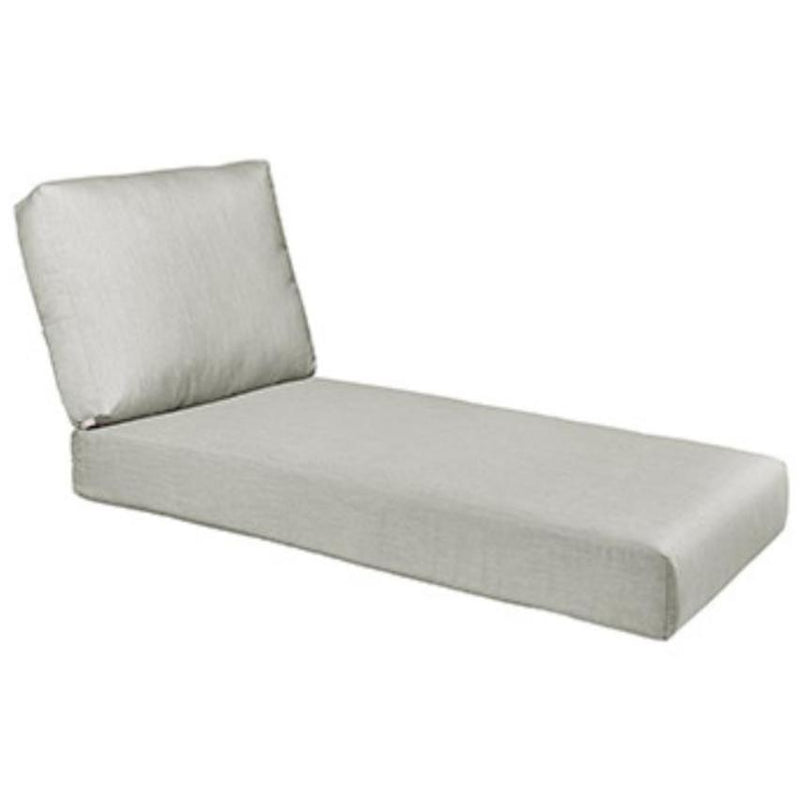 C.R. Plastic Products Bay Breeze DSC05-5402 Chaise Extension Cushion - Canvas Granite IMAGE 1