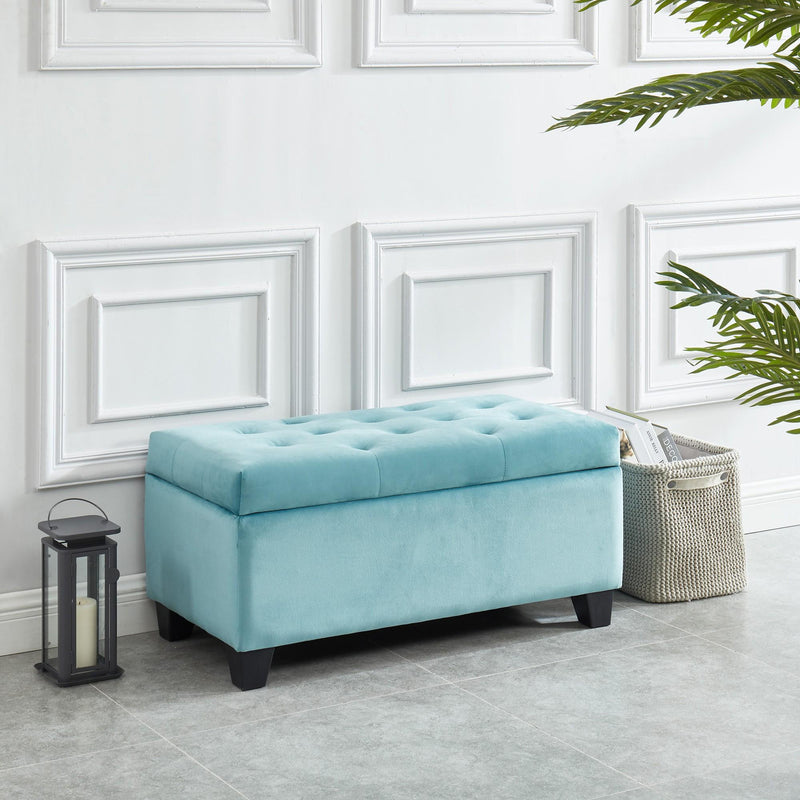 !nspire Sally Fabric Storage Ottoman 402-345TL IMAGE 4