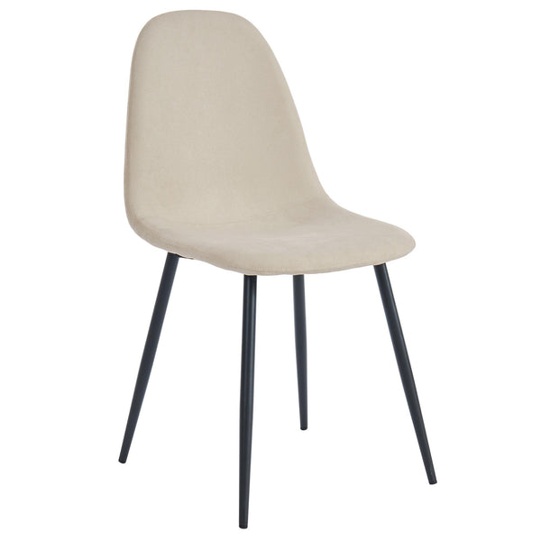 Worldwide Home Furnishings Olly 202-606BG Dining Chair - Beige and Black IMAGE 1
