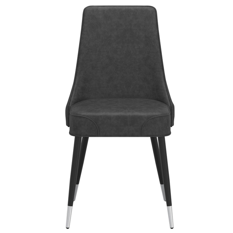 !nspire Silvano 202-429GY Dining Chair - Vintage Grey and Black IMAGE 4
