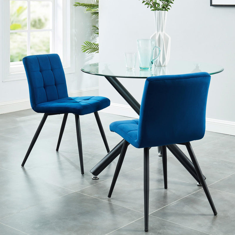 !nspire Suzette Dining Chair 202-476BLU IMAGE 4