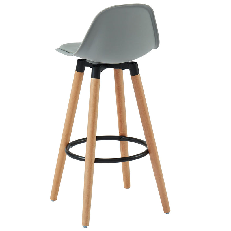 Worldwide Home Furnishings Diablo 203-352GY 26" Counter Stool - Grey and Natural IMAGE 3